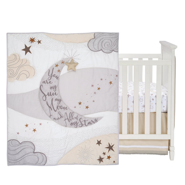 Moon and stars nursery bedding online